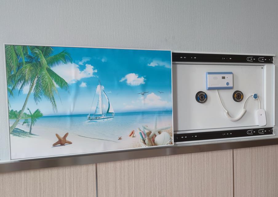 医院病房壁画式设备带